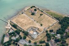 Portchester Castle and Roman Fort, Portchester, Hampshire, 2018. Creator: Damian Grady