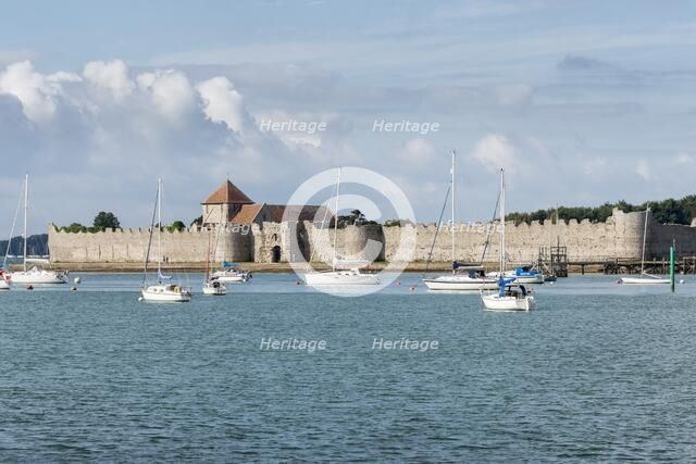 Portchester Castle, Hampshire, 2016. Artist: Steven Baker.