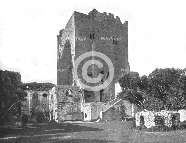 Portchester Castle, Portsmouth, Hampshire, 1894. Creator: Unknown.