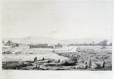 Porte d'Auteuil, Siege of Paris, 1870-1871. Artist: Paul Roux