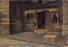 Porte de l'infirmerie de la prison Saint-Lazare, rue du Faubourg-Saint-Denis, 10ème..., en 1889, 188 Creator: Jean-Jacques Rousseau