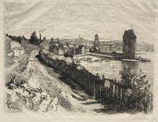 Porte de St. Servan. Creator: Auguste Louis Lepère (French, 1849-1918)