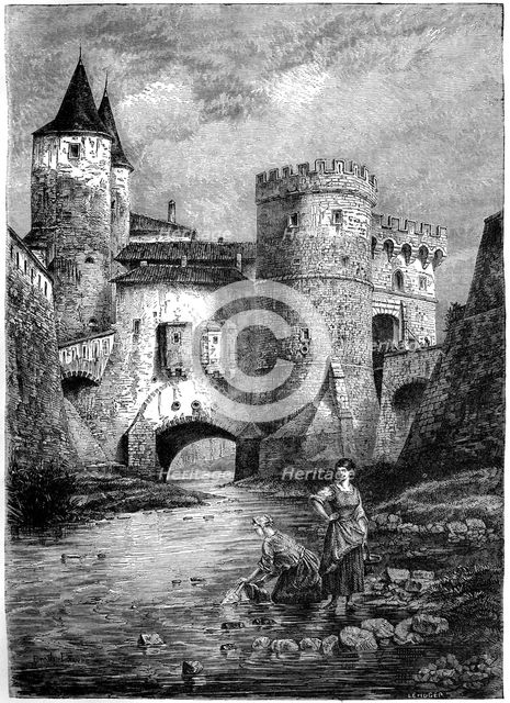 Porte des Allemands (German Gate), Metz, France, 16th century (1882-1884). Artist: Unknown