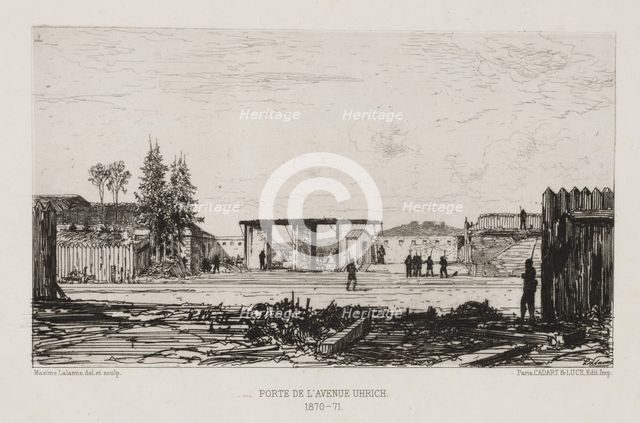 Porte du lavanse Ulrich. Creator: Maxime Lalanne (French, 1827-1886); Cadart and Luce.