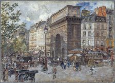 Porte Saint-Martin, 1898. Creator: Frederic Houbron
