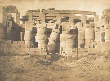 Porte Septentrionale de la Salle Hypostyle du Palais de Karnac, 1849-50. Creator: Maxime du Camp
