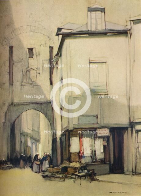 'Porte St Pater, Vannes', c20th century (1935).  Artist: Harry Tittensor.