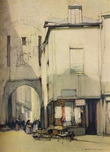 Porte St Pater, Vannes c20th century (1935). Artist: Harry Tittensor