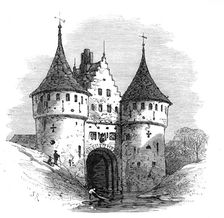 Porte Rabot, Ghent, 1872. Creator: Unknown