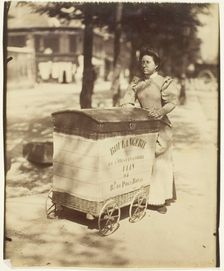 Porteuse de pain, c. 1899/1900. Creator: Eugene Atget