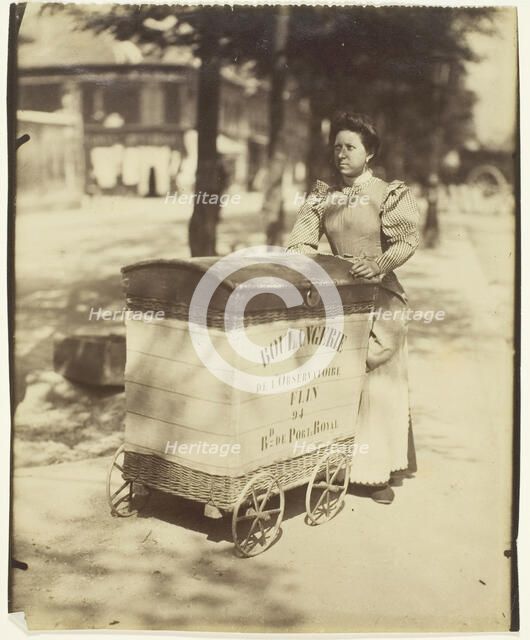 Porteuse de pain, c. 1899/1900. Creator: Eugene Atget.