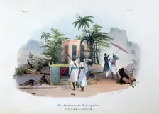 Porteurs de Palanquins 1828. Artist: Jean Henri Marlet