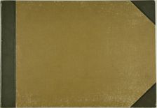 Portfolio Cover for Twelve Views in North Wales, 1776. Creator: Paul Sandby