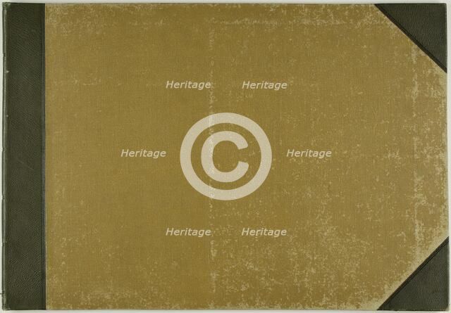 Portfolio Cover for Twelve Views in Wales, 1776. Creator: Paul Sandby.