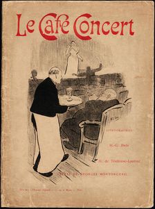 Portfolio Cover for Le Café-Concert, 1893. Creator: Henri-Gabriel Ibels