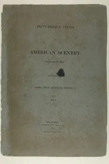 Portfolio Cover for Picturesque Views of American Scenery, No. I, 1819/21. Creator: John Hill