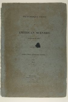 Portfolio Cover for Picturesque Views of American Scenery, No. I, 1819/21. Creator: John Hill