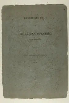 Portfolio Cover for Picturesque Views of American Scenery, No. II, 1819/21. Creator: John Hill
