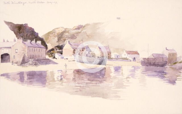 Porth Dinlleyn, North Wales, 1899. Creator: George Elbert Burr.