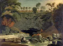Porth-yr-Ogof, Brecknockshire, 1819. Creator: Penry Williams