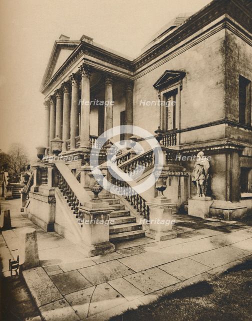 'Porticoed Entrance to Chiswick House, An Eighteenth Century Survival', c1935. Creator: King.