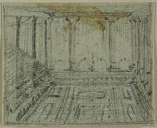 Portico, n.d. Creator: Domenico Quaglio II