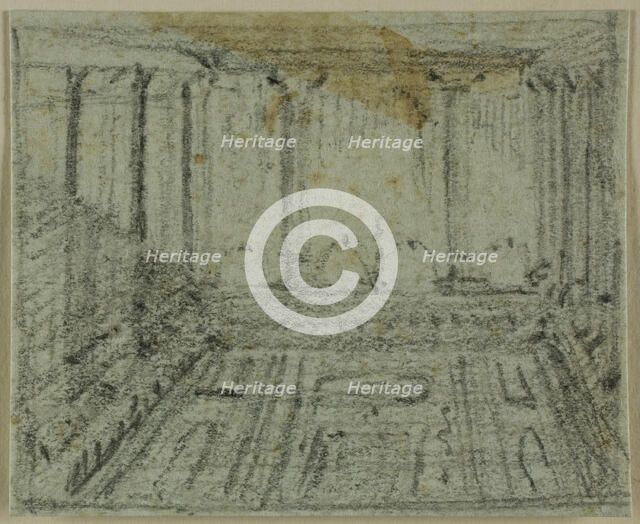 Portico, n.d. Creator: Domenico Quaglio II.