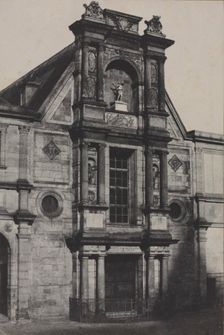 Portico of the Château dAnet, now at the École des Beaux-Arts, Paris, 1851. Creator: Charles Marville (French, 1816-1879)