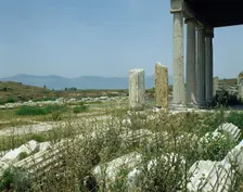 Portico of the northern agora, Miletus, Anatolia, Turkey, 300-133 BC (1999). Creator: Unknown