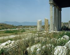Portico of the northern agora, Miletus, Anatolia, Turkey, 300-133 BC (1999). Creator: Unknown