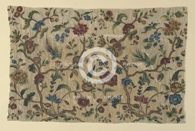 Portion from a Valance, England, 1701/25. Creator: Unknown.