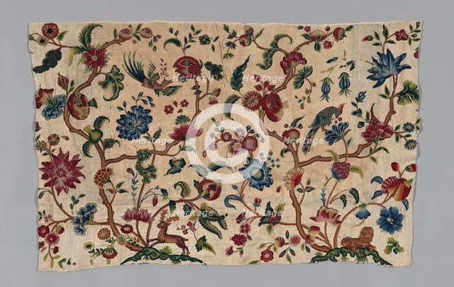 Portion from a Valance, England, 1701/25. Creator: Unknown.
