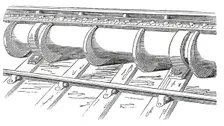 Portion of the tube on the line, 1845. Creator: Unknown