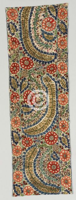 Portion of a Bedspread, 1700s. Creator: Unknown.