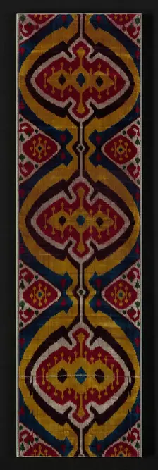 Portion of a Loom Length, Uzbekistan, 1850/75. Creator: Unknown