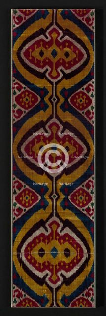 Portion of a Loom Length, Uzbekistan, 1850/75. Creator: Unknown.
