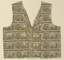 Portion of a Waistcoat (Front), France, 1775/1800. Creator: Unknown