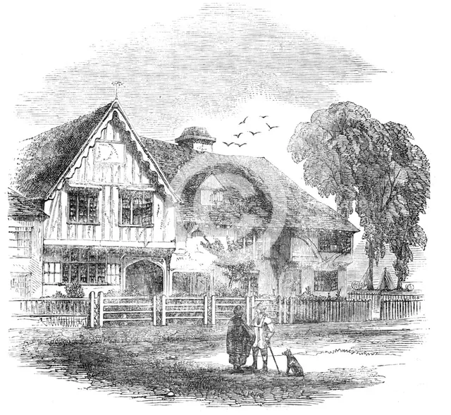 Portion of an old broadcloth manufactury, Cranbrook, Kent, 1857. Creator: Unknown.