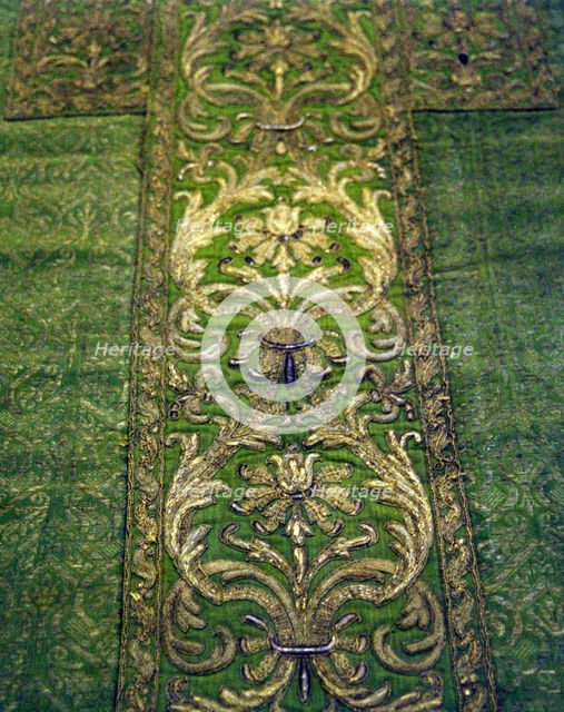Portion of Chasuble Back, Italy, Late 16th/early 17th century. Creator: Unknown.
