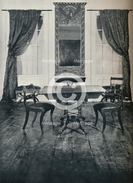'Portion of Drawing Room of House at Irvington, New York, built about 1820', 1930. Artist: Unknown.