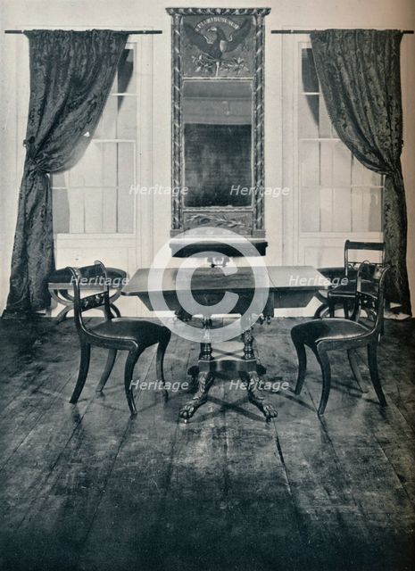 'Portion of Drawing Room of House at Irvington, New York, built about 1820', 1930. Artist: Unknown.
