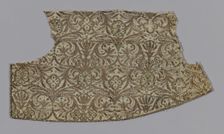 Portion of Dress for a Madonna Statue, Spain, 18th century. Creator: Unknown