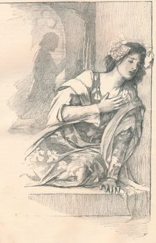Portion of illustration for Mrs Blashfield's Parlour Plays'' c1901. Artist: Edwin Howland Blashfield