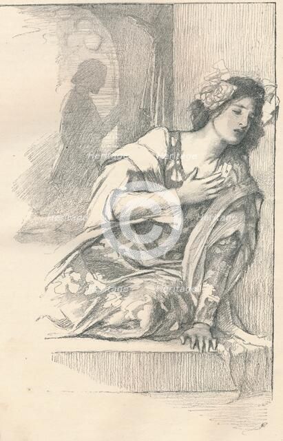 'Portion of illustration for Mrs Blashfield's Parlour Plays''', c1901. Artist: Edwin Howland Blashfield