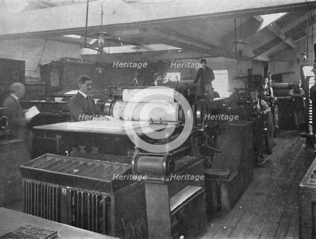 'Portion of Machine Room', 1916. Artist: Unknown.