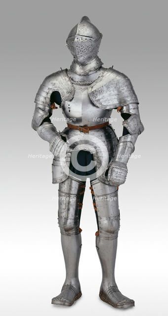 Portions of a Field Armor, Innsbruck, c. 1540 with some modern restoration. Creator: Unknown.