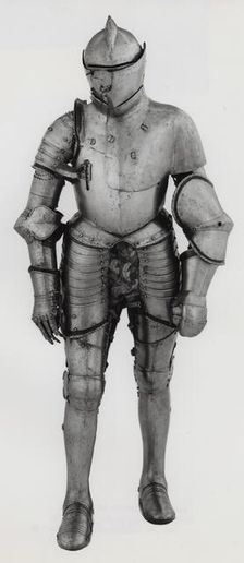 Portions of a Jousting Armor, Italy, c. 1560 with some modern restorations. Creator: Unknown