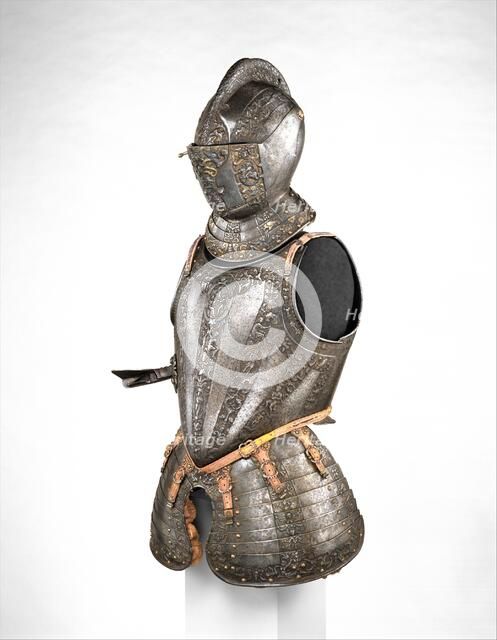 Portions of a Parade armour, Italian, Milan, ca. 1575. Creator: Unknown.