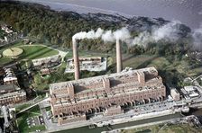 Portishead B Power Station, Somerset, 1970. Artist: Jim Hancock