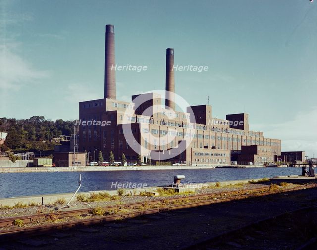 Portishead 'B' Power Station, Portishead and North Weston, North Somerset, 10/09/1979. Creator: John Laing plc.